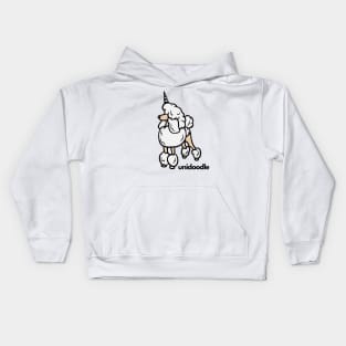 Unidoodle (for light backgrounds) Kids Hoodie